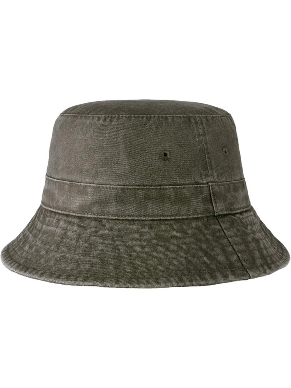 Unisex Green Grey Cotton Summer Sun Boonie Style Beach Golf Fishing Bucket Hat